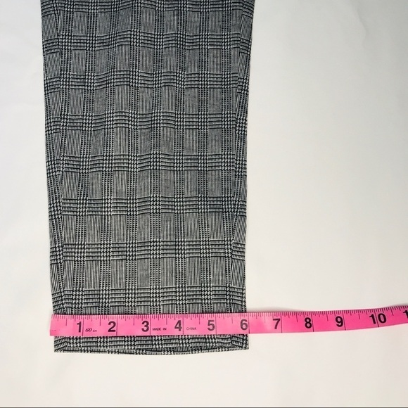 Tahari Mini Glen Plaid Jegging pants Size Large - Picture 7 of 11